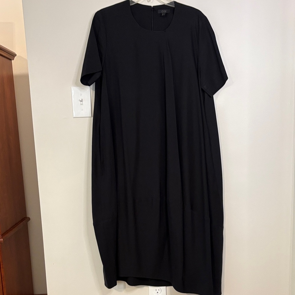 COS Black Midi Dress